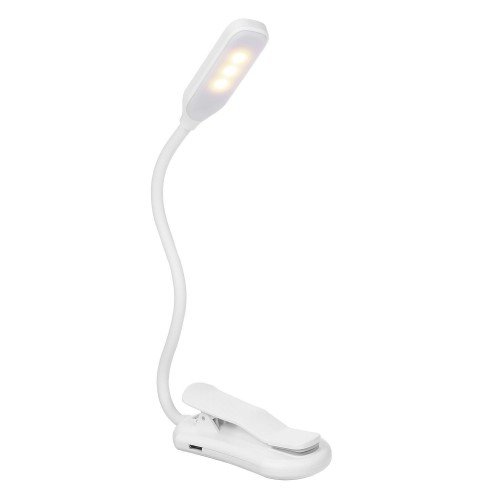 Clip On Rechargeable Eye Protect Desk Book Reading Lamp for Reading Bedside Bedroom