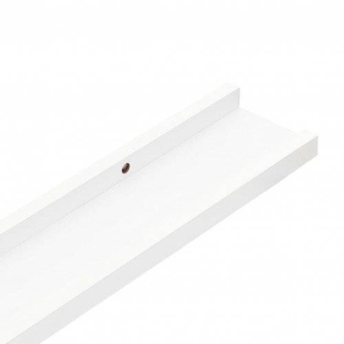 Wall Shelves 4 pcs White 31.5"x3.5"x1.2"