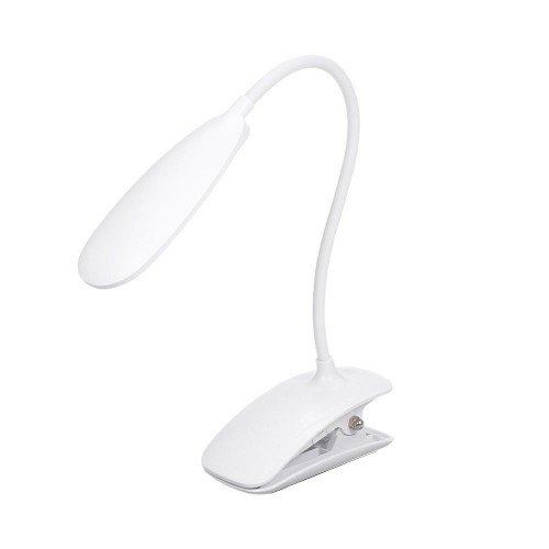 Dimmable Clip-on LEDs Rechargeable Desk Lamp Touching Control 360