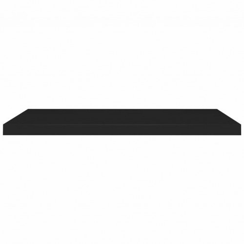 Wall Shelves 4 pcs Black 90x23,5x3,8 cm in MDF