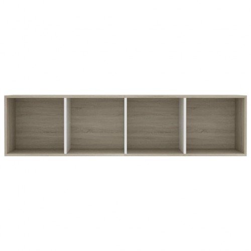 Bookcase / TV cabinet White Sonoma oak 143