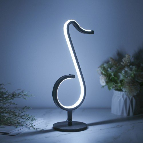 LEDs Dimmable RGB Musical Note Light Symphony Table-Wall Lamp Night Lights APP / Remote Control for Living Room Bedroom Bedside Atmosphered Lighting Decor