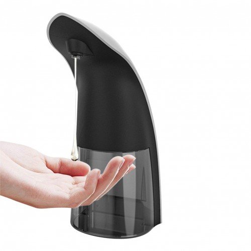 330mL Automatic Soap Dispenser Drip Type Touchless Hand Sanitizer Machine with IR Sensor Waterproof Desk Smart Soap Dispenser for Bathroom Kitchen