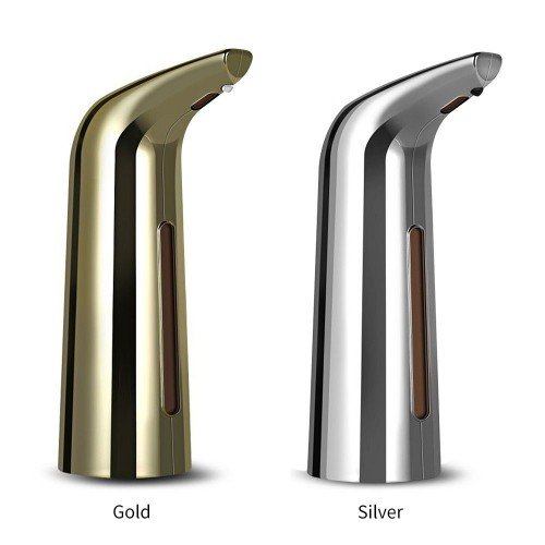 400mL Automatic Soap Dispenser Infrared Hand-free Touchless Soap Dispenser Dish Liquid Lotion Gel Shampoo Chamber Auto Hand Soap Dispenser for Bathroom Kitchen