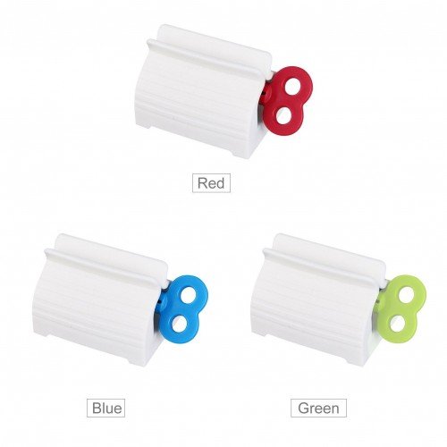 Rolling Tube Toothpaste Squeezer Vertical Toothpaste Seat Manual Rotate Toothpaste Dispenser for Bathroom