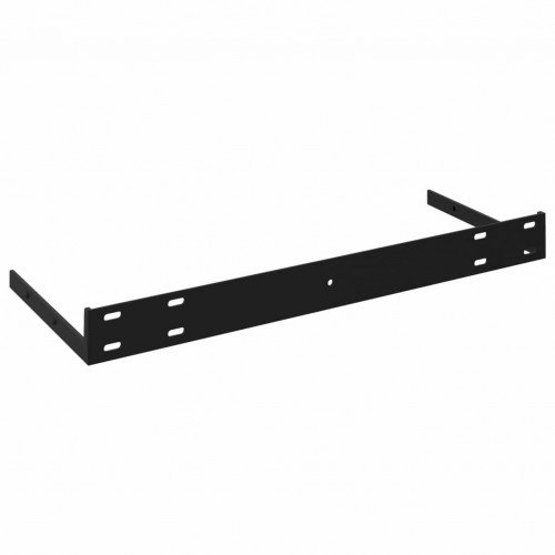 Wall Shelves 4 pcs Black 90x23,5x3,8 cm in MDF