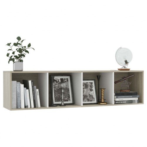 Bookcase / TV cabinet White Sonoma oak 143