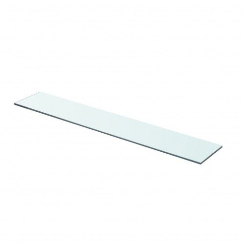 Clear glass shelf panel 70x12 cm