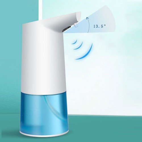 350mL Automatic Soap Dispenser Infrared Hand-free Touchless Soap Dispenser Foam Liquid Lotion Gel Auto Hand Soap Dispenser for Bathroom Kitchen