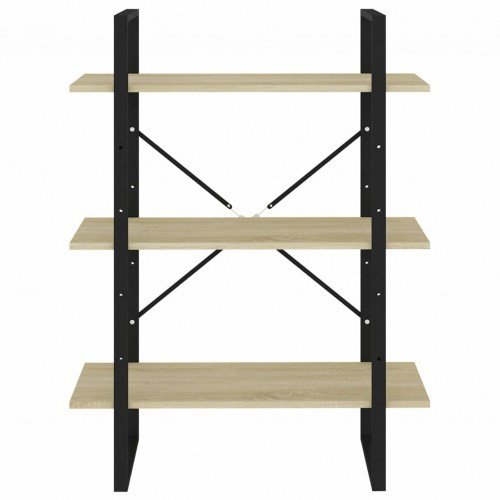 Sonoma Oak Particle Board Shelving Unit 80x30x105 cm