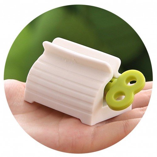 Rolling Tube Toothpaste Squeezer Vertical Toothpaste Seat Manual Rotate Toothpaste Dispenser for Bathroom