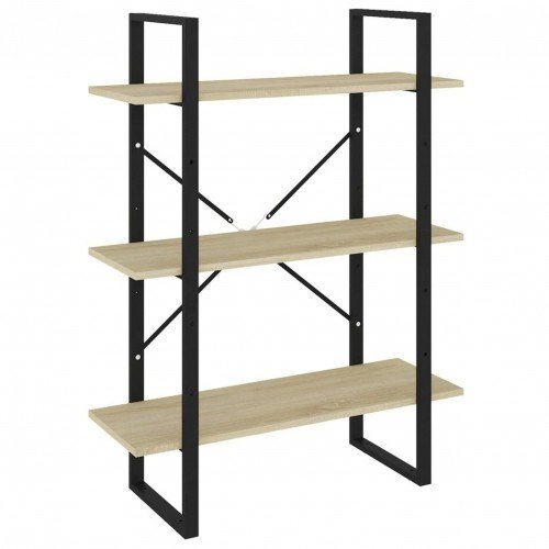 Sonoma Oak Particle Board Shelving Unit 80x30x105 cm