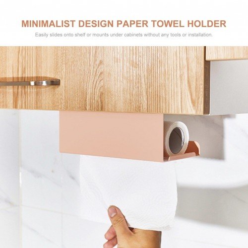 Cabinets Paper Towel Holder Under The Cabinet Paper Dispenser Over The Door Towel Rack Without Drilling for Kitchen Bathroom