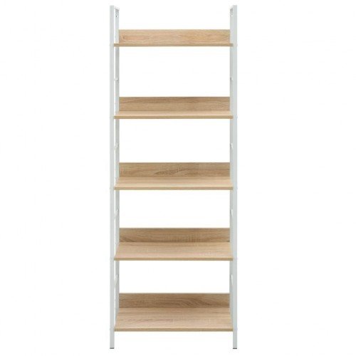 Bookcase with 5 levels of oak 60