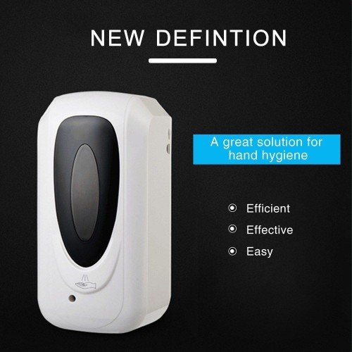 Fengjie Bathroom Touchless Hand Disinfection Machine Hospital School Wall-mounted Alcohol Mist Spray Hand Hygiene Kindergarten Automatic Sensor Hand Cleaner F1303 Induction Disinfection Machine 1000ML (Batteries not included)