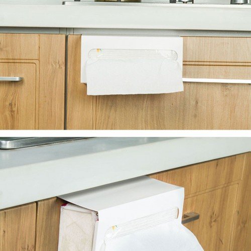 Cabinets Paper Towel Holder Under The Cabinet Paper Dispenser Over The Door Towel Rack Without Drilling for Kitchen Bathroom