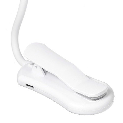 Clip On Rechargeable Eye Protect Desk Book Reading Lamp for Reading Bedside Bedroom