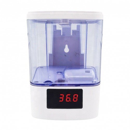 Soap Dispenser with Thermometer Automatic Hand Sanitizer Dispenser with Thermometer Touchless Automatic Soap Dispenser Wall Mounted Infrared Thermometer