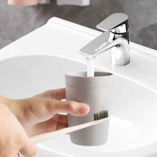 Nail-free Toothbrush Rack Magnetic Toothbrush Cup Wall Mounted Toothbrush Holder Organizer Toothbrush Toothpaste Storage Rack for Washroom Bathroom